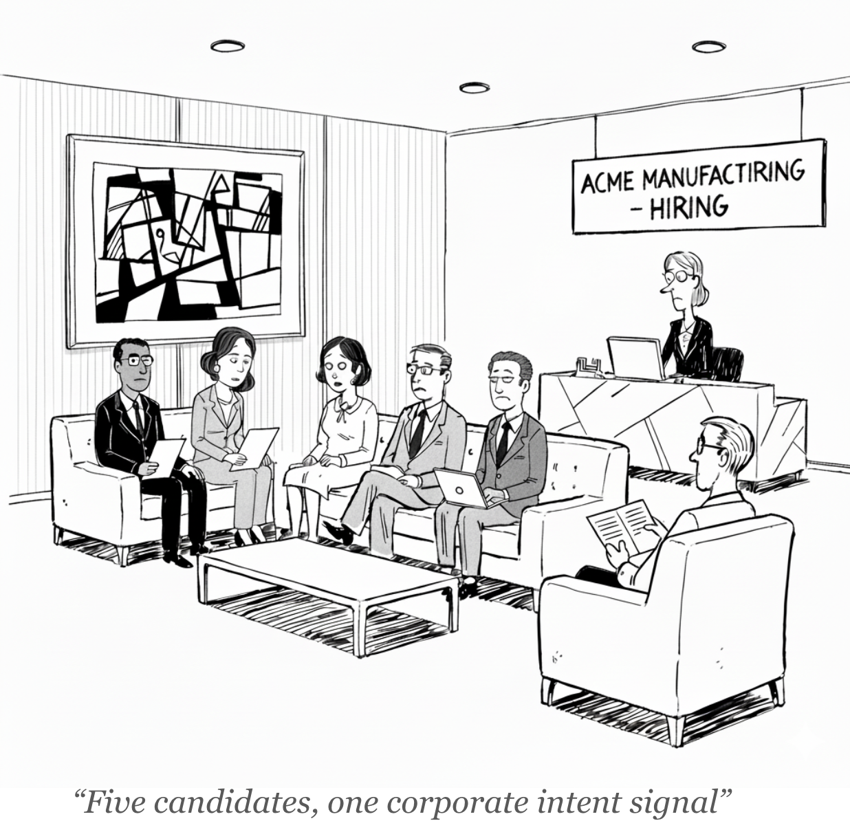 Five candidates representing probabilistic identity mapping